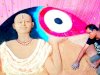 बालुका शिल्प कला  को देखने उमडी़ भीड़