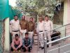 चोरी की सेंट्रीग प्लेट समेत आरोपी गिरफ्तार 