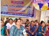 अनिश्चित कालीन हड़ताल पर बैठे सहायक शिक्षक 