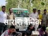 बोलेरो में गाँजा तस्करी करते पाँच गिरफ्तार