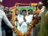 श्रम मंत्री का राजगांगपुर में भव्य स्वागत 