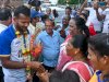 हॉकी खिलाड़ी अमित रोहिदास का जोरदार स्वागत हुआ 