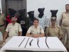 डकैती की योजना बनाते घातक हथियार के साथ 5 गिरफ्तार