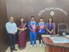 हॉकी खिलाड़ी स्वीटी कुजूर और अरमान लकड़ा सम्मानित