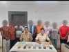 पुलिस की जुए पर बड़ी कार्यवाही 9 गिरफ्तार 