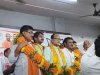 भारतीय जनता पार्टी के नवनियुक्त जिला प्रभारी एवं क्षेत्रीय महामंत्री का भव्य स्वागत