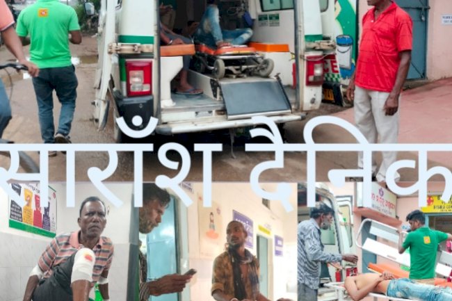 सड़क दुर्घटना में तीन घायल एक गंभीर 