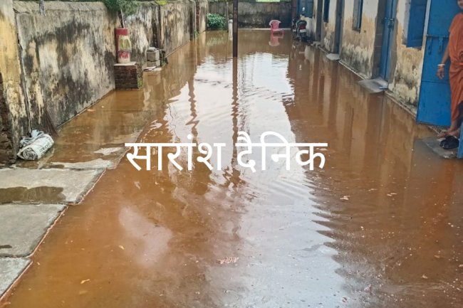 कृत्रिम बाढ़ से जनजीवन प्रभावित 