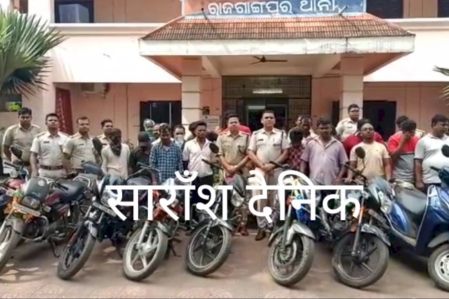मुर्गा पाड़ा पर पुलिस की औचक छापेमारी 