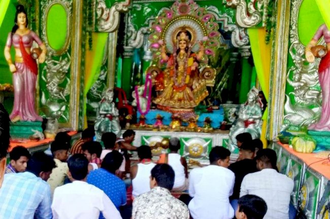 गजलक्ष्मी पूजा के लिए घंटापाड़ा ग्राम उत्सव