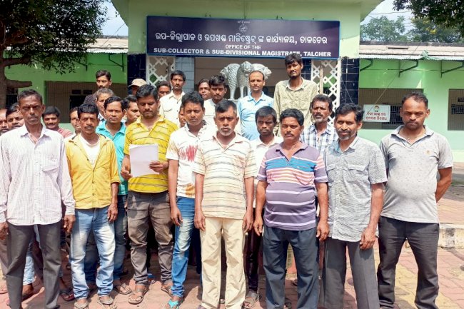 मजदूरों के भर्ती को लेकर आक्रोश 