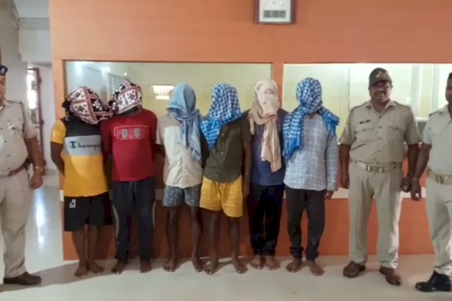 खुटगाँव के एक घर में हुए डकैती के मामले में 6 गिरफ्तार 