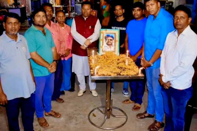 अभिनेता पिंटू नंदा को राउरकेला सीने आर्टिस्ट कमेटी ने दी श्रद्धांजलि 
