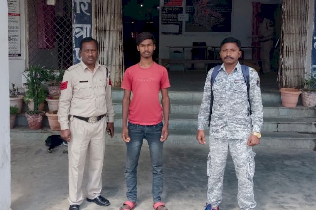 दो किलो गाँजा के साथ आरोपी गिरफ्तार 