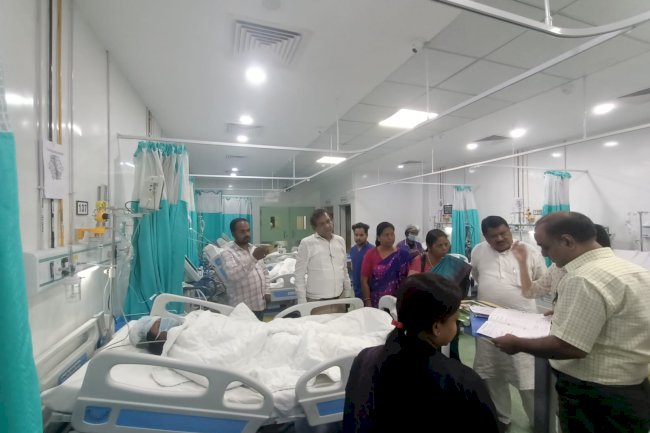 दुर्घटना पीड़ितों से मिले सांसद जुएल ओराम