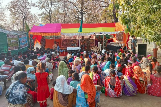 सिविक एक्शन प्रोग्राम में दिखा ग्रामीणों का उत्साह