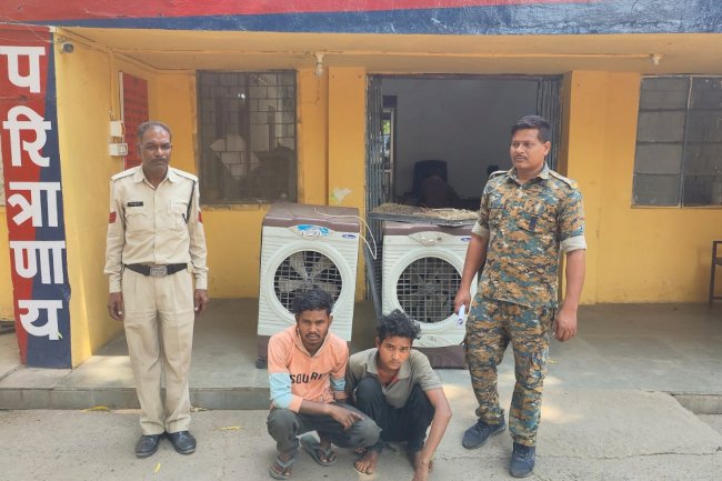 वारदात के चंद घंटे बाद हिरासत में आरोपी 