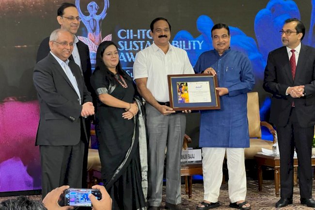 डालमियां भारत लिमिटेड सीआईआई-आईटीसी सस्टेनेबिलिटी अवार्ड्स 2022 से सम्मानित