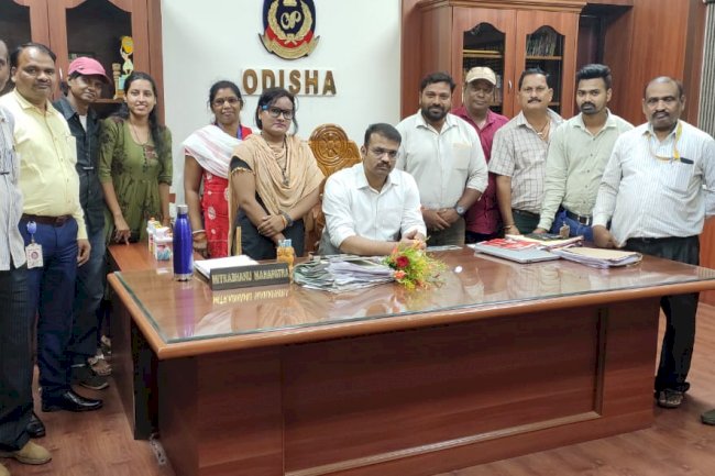 ओडीएमएम और पुलिस अधीक्षक की शिष्टाचार मुलाकात - गंभीर मुद्दों पर चर्चा 