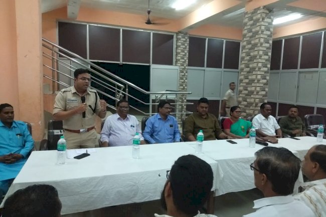 मोहर्रम को लेकर शांति बैठक की गई 