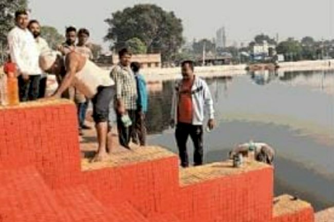 महापर्व छठ को लेकर विभिन्न छठ घाटों की सफाई कार्य जोरों पर