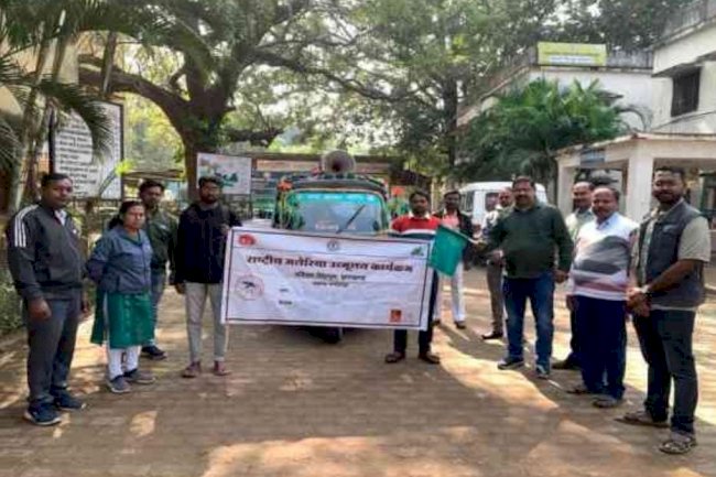 मनोहरपुर में मलेरिया जागरुक अभियान 