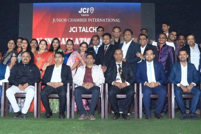 तालचेर जेसीआई का स्थापना दिवस  कुशल अग्रवाल बने नए अध्यक्ष