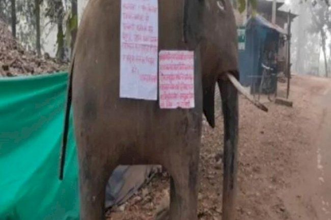 छत्तीसगढ़ के बाद झारखंड में नक्सलियों ने लगाए पोस्टर 