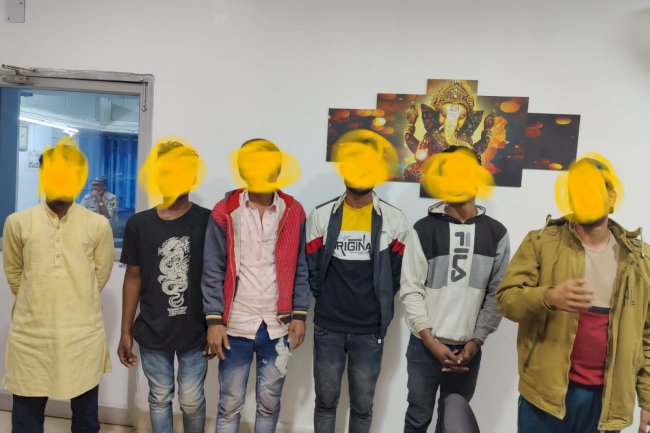 डकैती की योजना बनाते छः अभियुक्त गिरफ्तार 