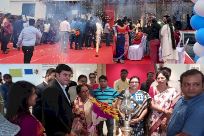 तालचेर में अत्याधुनिक टीवीएस शोरूम का उद्घाटन 