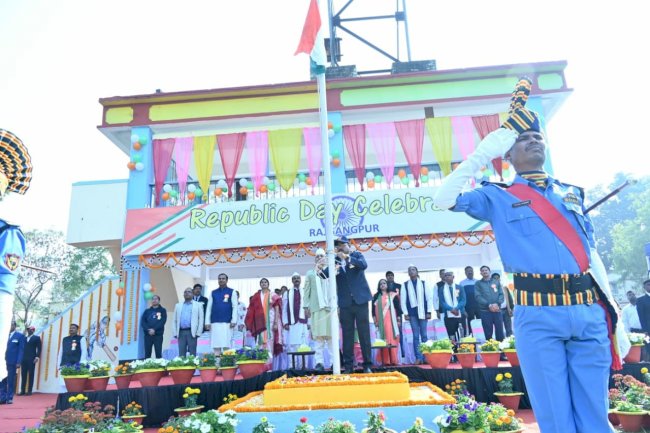 डालमिया सीमेंट में गणतंत्र दिवस मनाई गई 