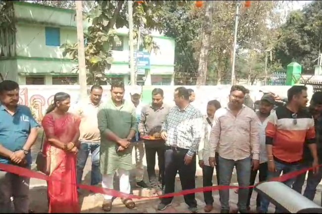 ट्रक ओनर्स एसोसिएशन के नए गेरेज भवन का उद्घाटन