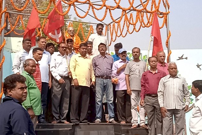सीपीआईएम द्वारा भीभराव अंबेड़कर जयंती मनाई गई 