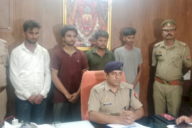 चोरी हुई एलईडी टीवी सहित अभियुक्त गिरफ्तार 