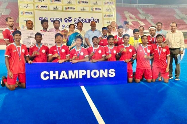 सुंदरगढ़ को मिला सीनियर पुरुष वर्ग में चैंपियन का खिताब