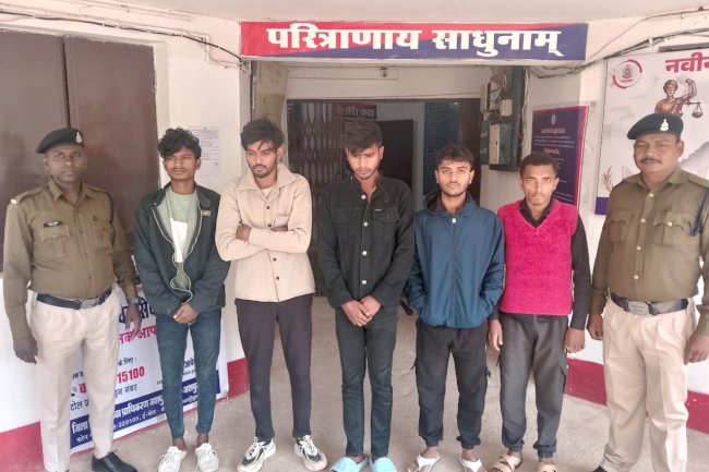 ठगी के मामले में आरोपीयों को बिहार से गिरफ्तार कर छत्तीसगढ़ लाया गया 