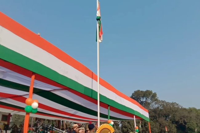 राउरकेला स्टील प्लांट ने देशभक्ति के जोश के साथ मनाया भारत का 76वां गणतंत्र दिवस