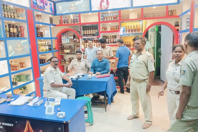 बिदेशी शराब दुकान सील 