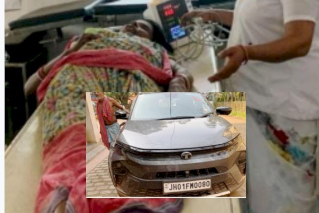 कार से कुचलने से हुई महिला की दर्दनाक मौत 