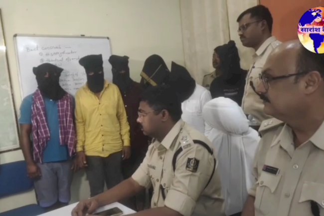 अवैध हथियारों के साथ कुख्यात अपराधी बीट्टू तांति और उसके साथी गिरफ्तार 