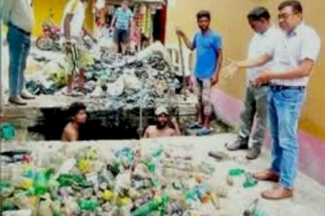 बारिश ने खोली सफाई व्यवस्था की पोल