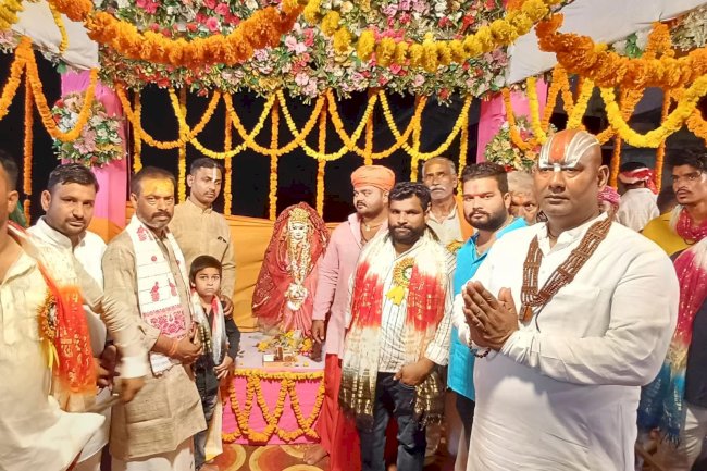 रामनगरी में हर्षोल्लास से मनाया गया सरयू जन्मोत्सव