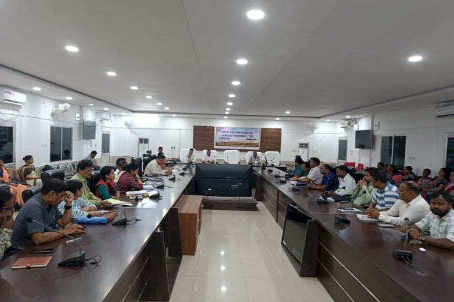 जिला स्तरीय आपदा प्रबंधन के लिए टेबलटॉप अभ्यास बैठक आयोजित