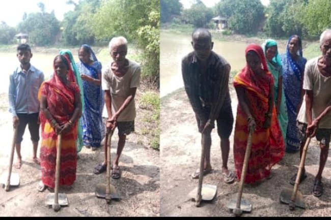 एक ही फोटो चार मास्टर रोल में दर्ज मनरेगा में फर्जीवाड़े का संदेह