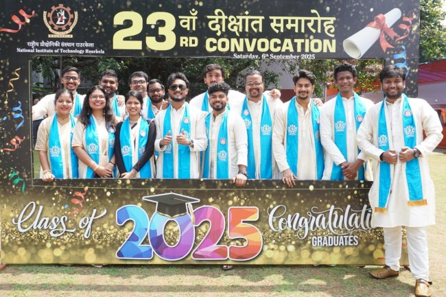 एनआईटी का 23वाॅ दीक्षांत समारोह में 9 छात्रों को स्वर्ण पदक