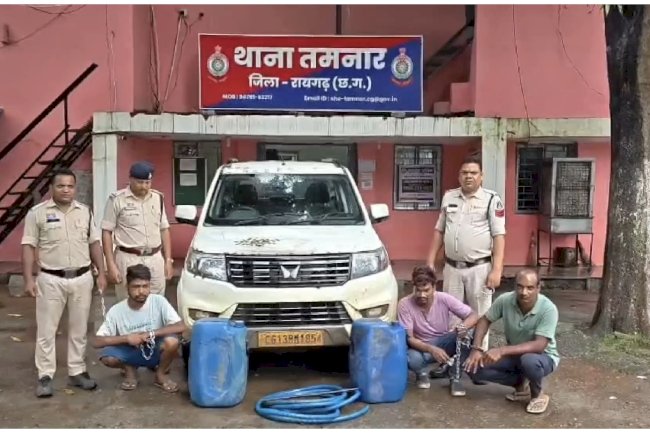 भारी वाहनों की टंकी तोड़कर डीजल चोरी करनेवाले आरोपी गिरफ्तार