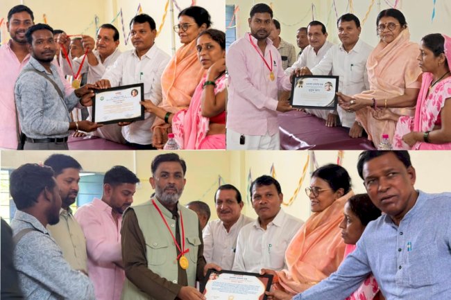 सांसद ज्योत्सना महंत ने मीडिया जगत में उत्कृष्ट योगदान के लिए पत्रकारों को किया सम्मानित