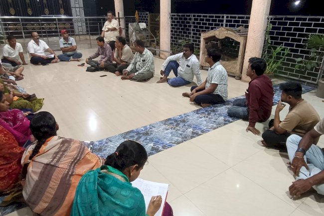 मधुबाबू मंडल में सेवा संकल्प अभियान की तैयारी बैठक हुई