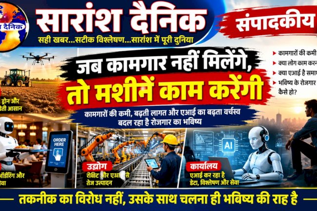 काम की कमी या काम से दूरी:बदलते समाज का गंभीर सवाल
