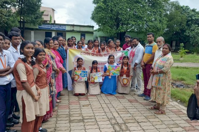 सेवा संकल्प अभियान के तहत चित्रांकन एवं वक्तृत्व प्रतियोगिता आयोजित